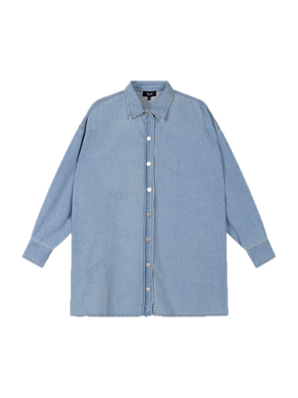 Alix LADIES WOVEN ALIX DENIM BLOUSE