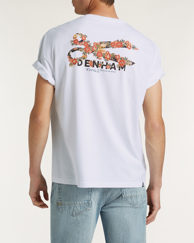 Denham FLOWY GRAPHIC TEE LWJ