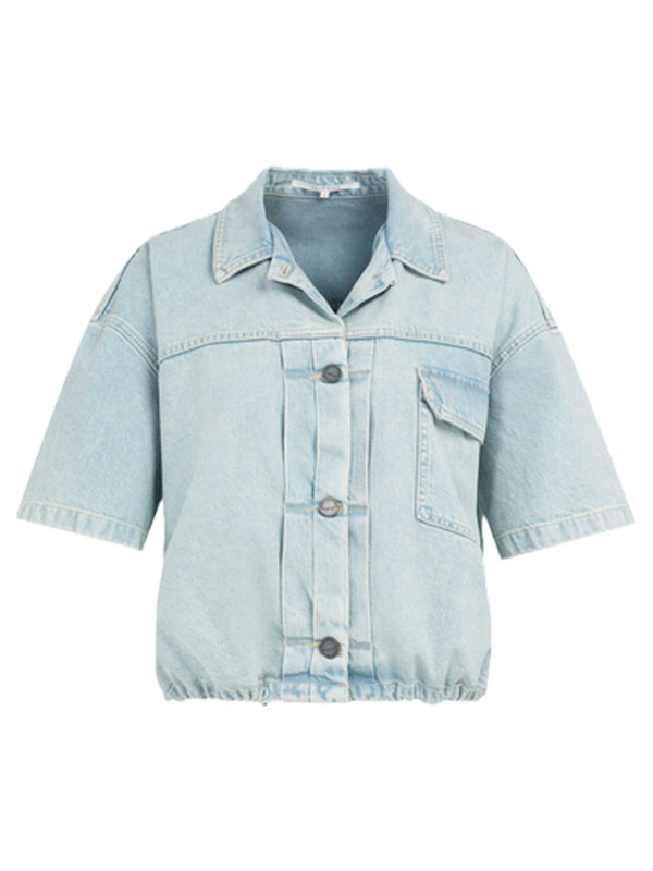 Yaya Oversized denim worker jack