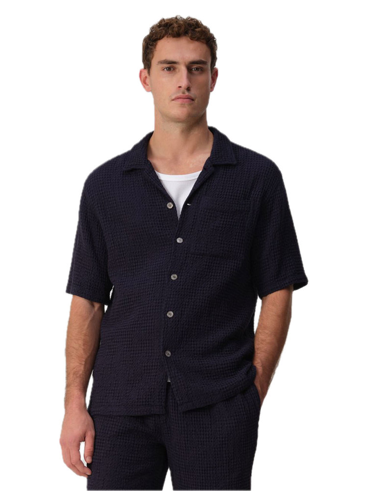 J.C. RAGS CASUAL SHIRT SS DUNCAN WAFFLE
