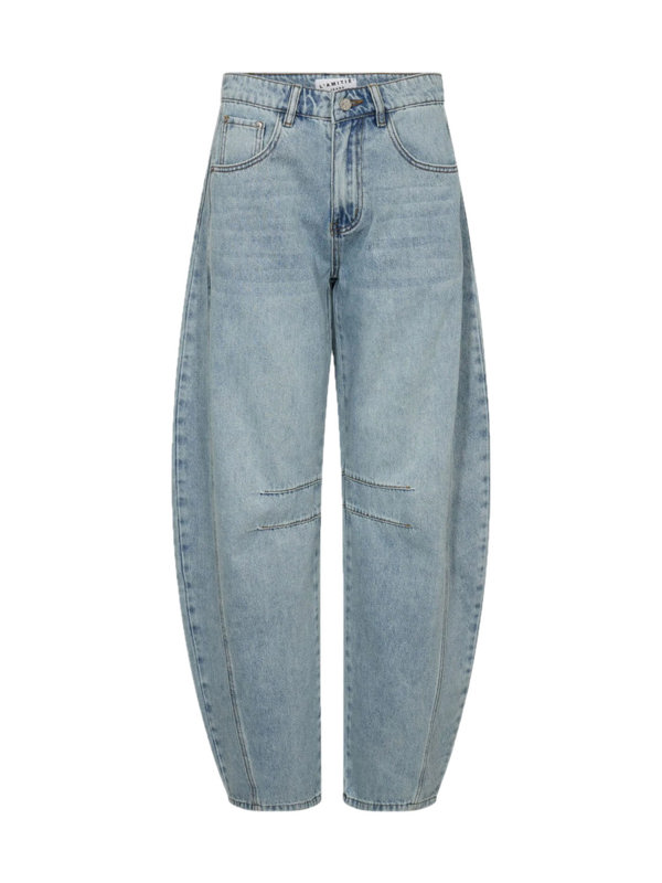 L'amitie DREW BARREL PANEL JEANS BLEACHED DENIM