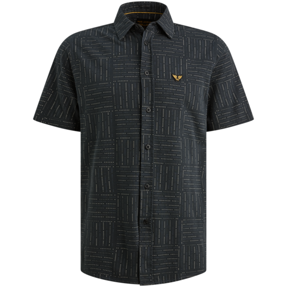 PALL MALL Short Sleeve Shirt Print on pique
