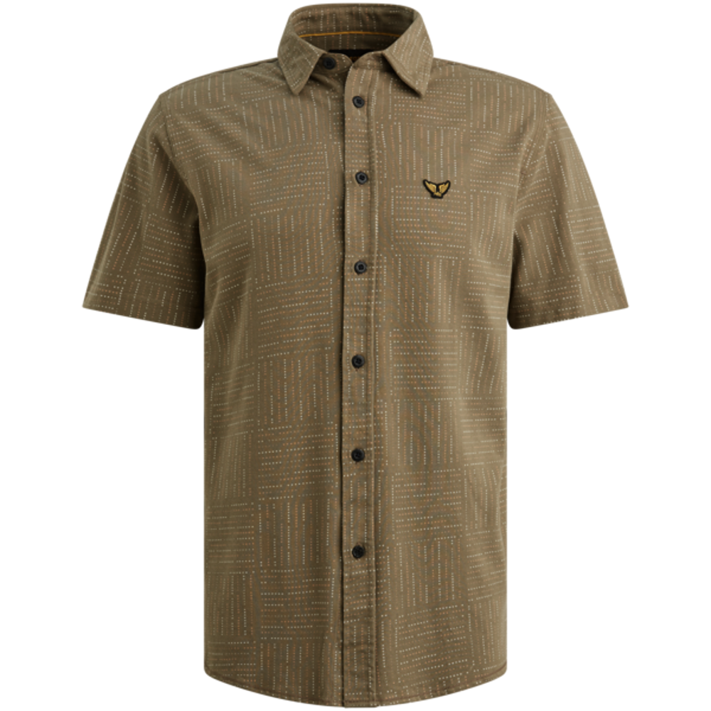 PALL MALL Short Sleeve Shirt Print on pique