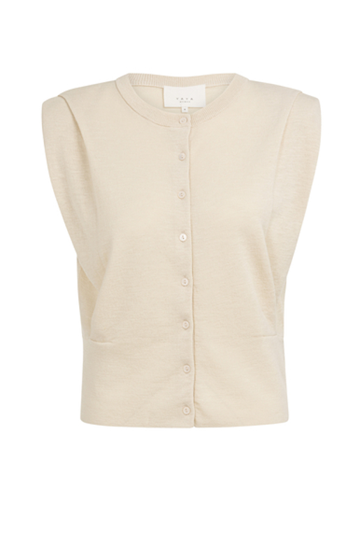 Yaya Vest met schouderdetail