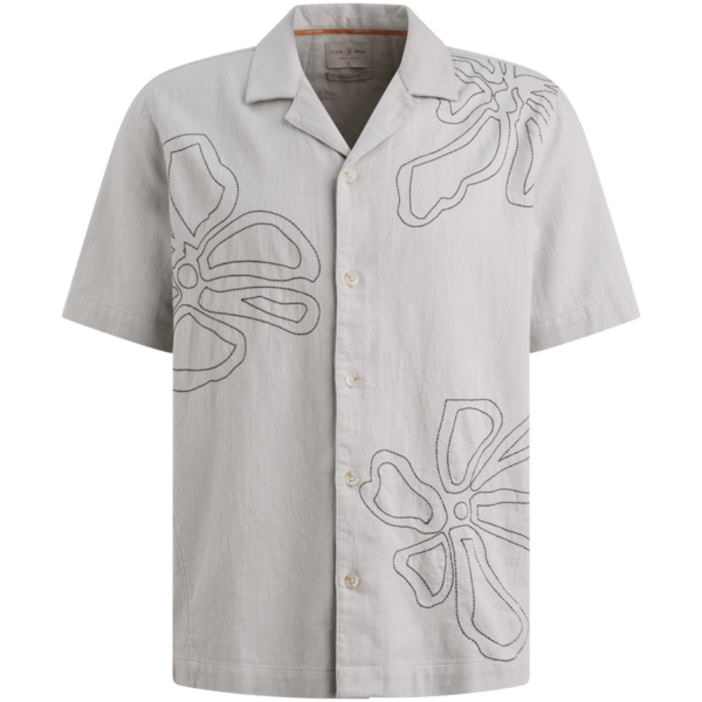 Cast Iron Short Sleeve Shirt Embroidered slu