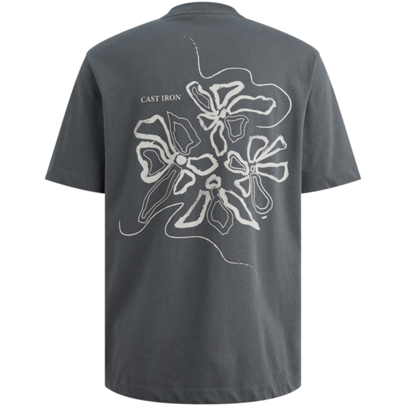 Cast Iron Short sleeve r-neck regular fit si