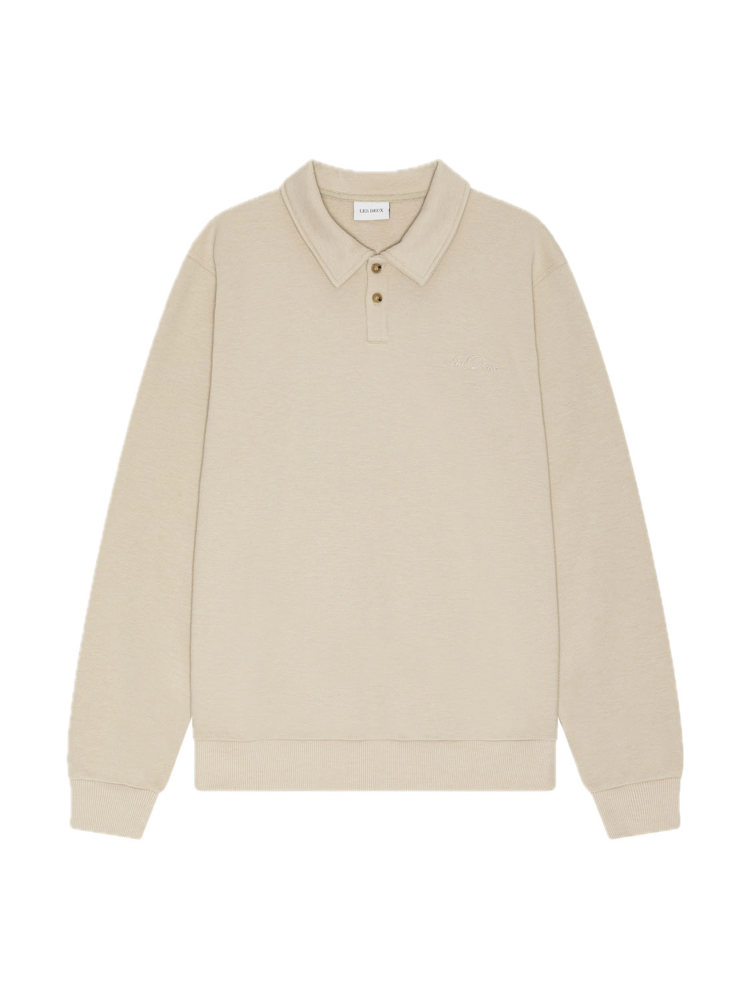 Les Deux PIQUE POLO SWEATSHIRT