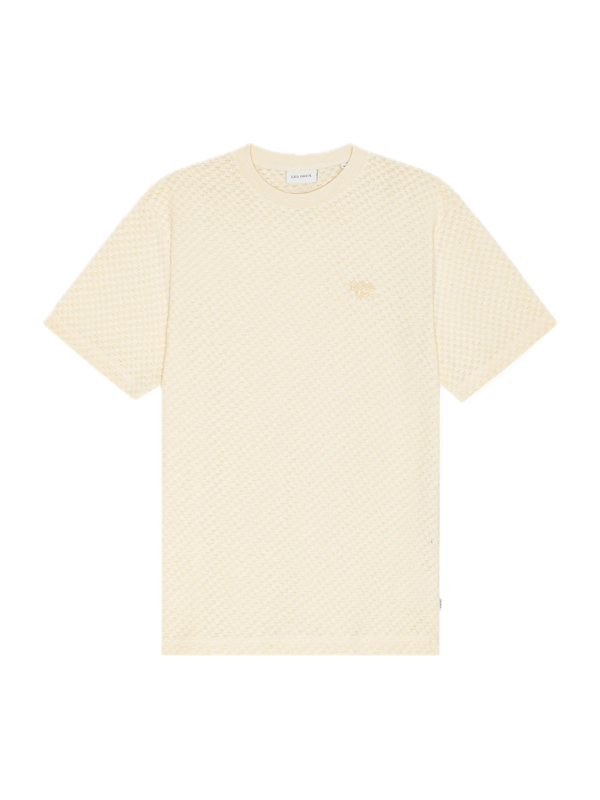 Les Deux KNITTED CHECK T-SHIRT