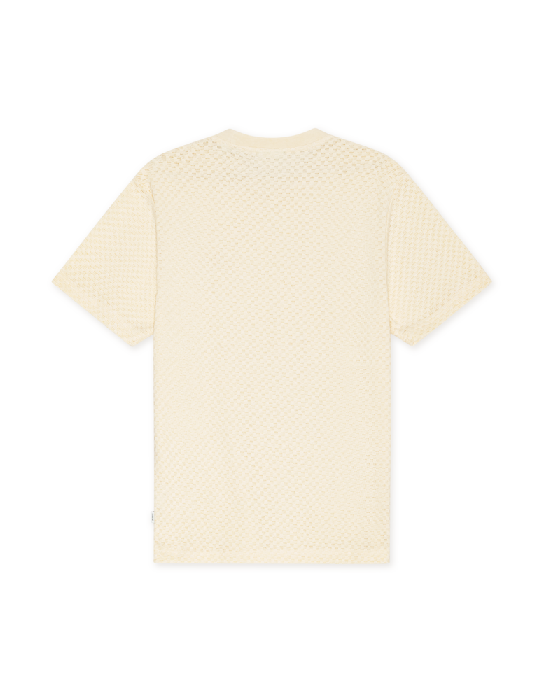 Les Deux KNITTED CHECK T-SHIRT