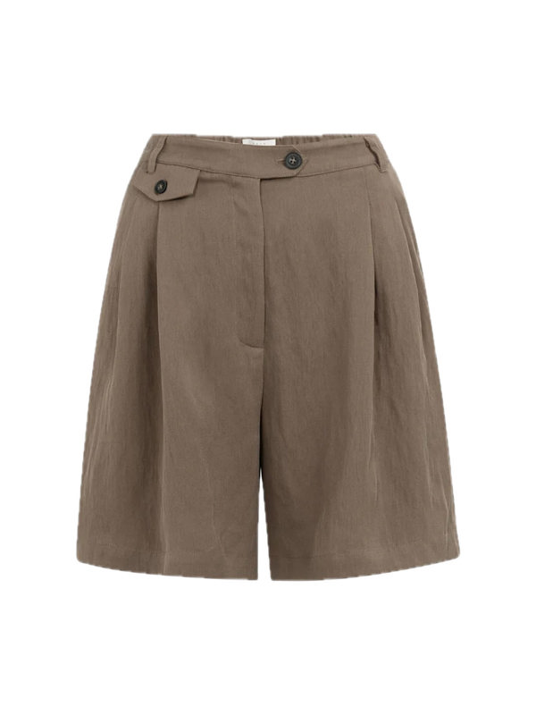 Yaya Geweven bermudashorts