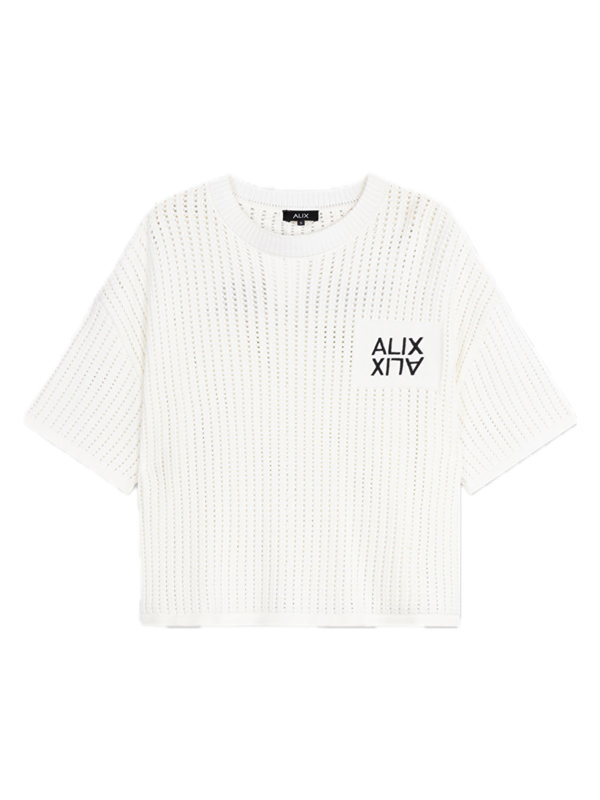 Alix LADIES KNITTED AJOUR TOP