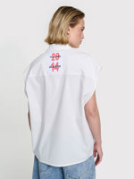Alix LADIES WOVEN SLEEVELESS BLOUSE