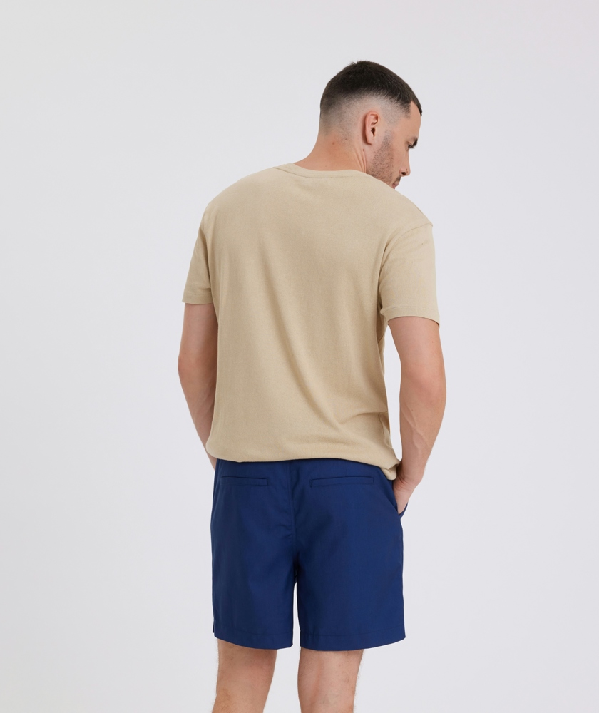 Plain TURIPL SHORTS 026 OCEAN BLUE