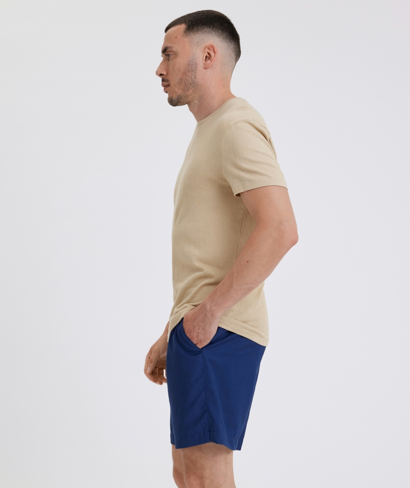Plain TURIPL SHORTS 026 OCEAN BLUE