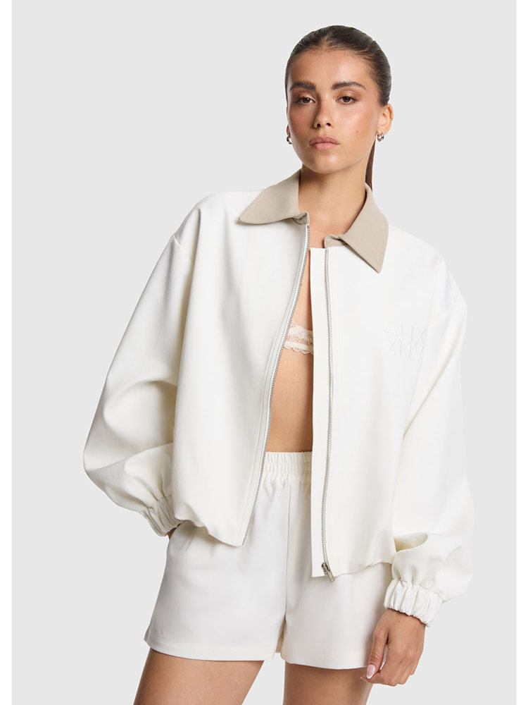 Alix LADIES WOVEN EMBELLISHED BALLOON BOMBER