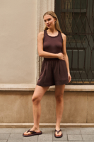 Yaya Short met hoge taille