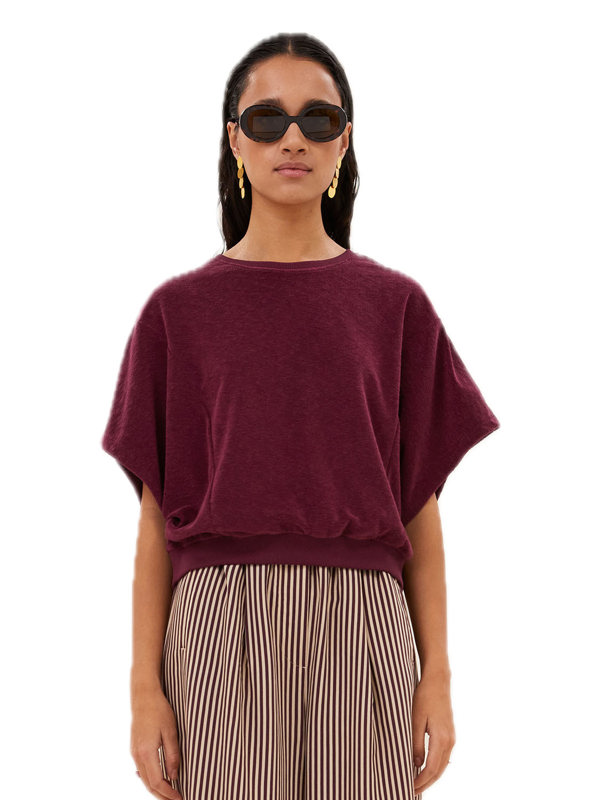 By-Bar nuki slub top