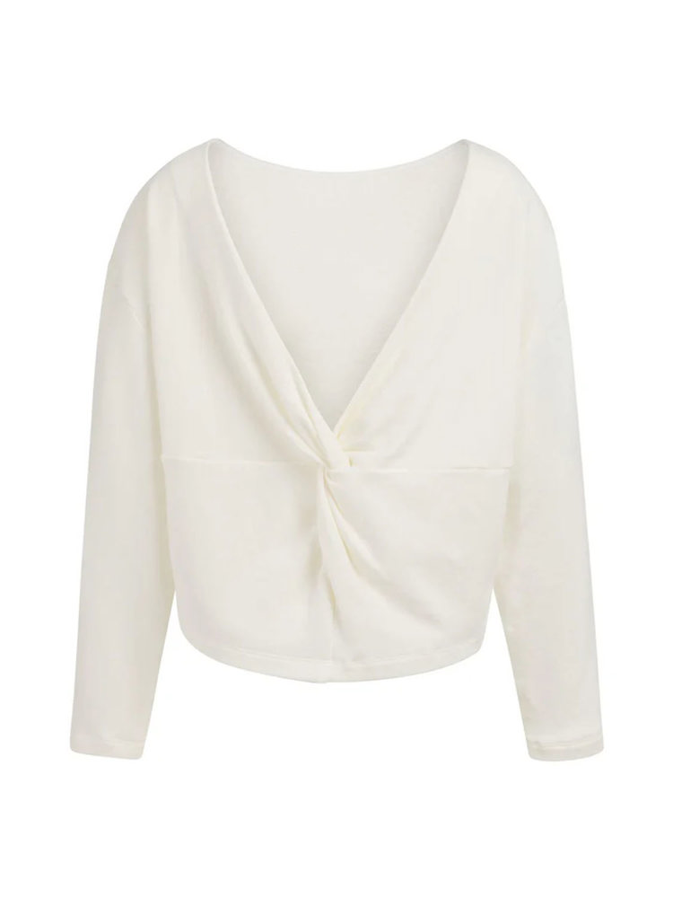 Yaya Sweater met gedraaid detail