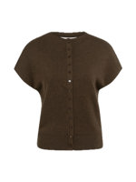 Yaya Gebreid vest met knopen
