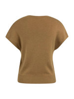 Yaya Gebreid vest met knopen