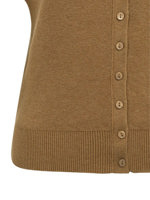 Yaya Gebreid vest met knopen