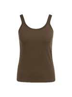 Yaya Singlet met mesh hals