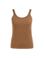 Yaya Singlet met mesh hals