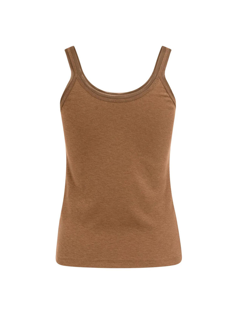 Yaya Singlet met mesh hals