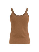 Yaya Singlet met mesh hals