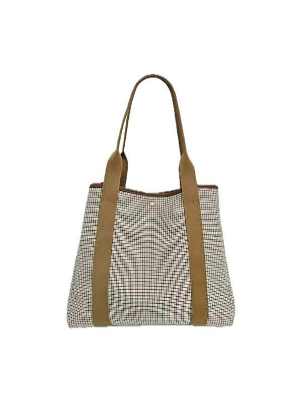 Yaya Shopper met ruitpatroon