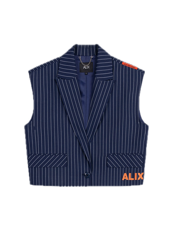 Alix LADIES WOVEN STRIPED WAISTCOAT