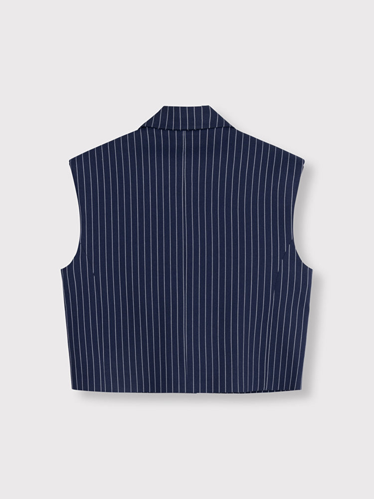 Alix LADIES WOVEN STRIPED WAISTCOAT
