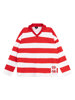Alix LADIES KNITTED BLOCK STRIPE POLO SWEATER