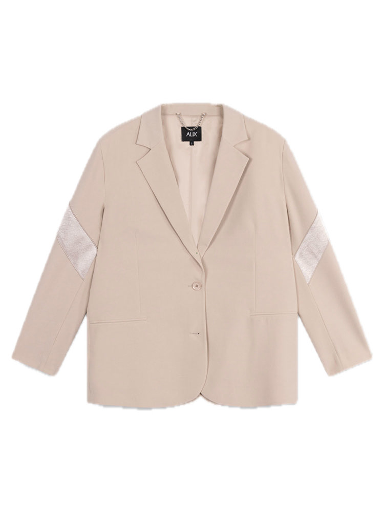 Alix LADIES WOVEN SHINY PANEL BLAZER
