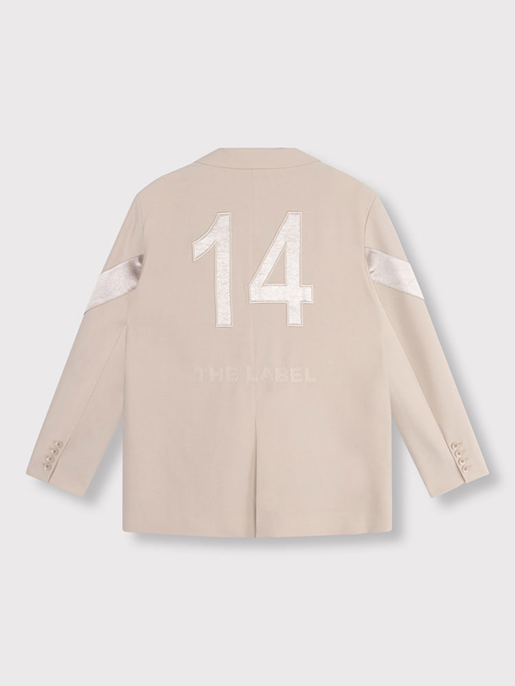 Alix LADIES WOVEN SHINY PANEL BLAZER