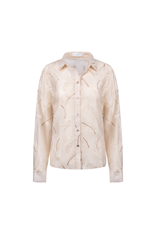 Nukus Aysha Blouse Feathers