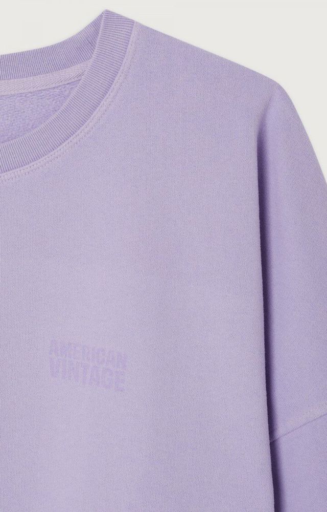 American Vintage SWEAT ML COL ROND