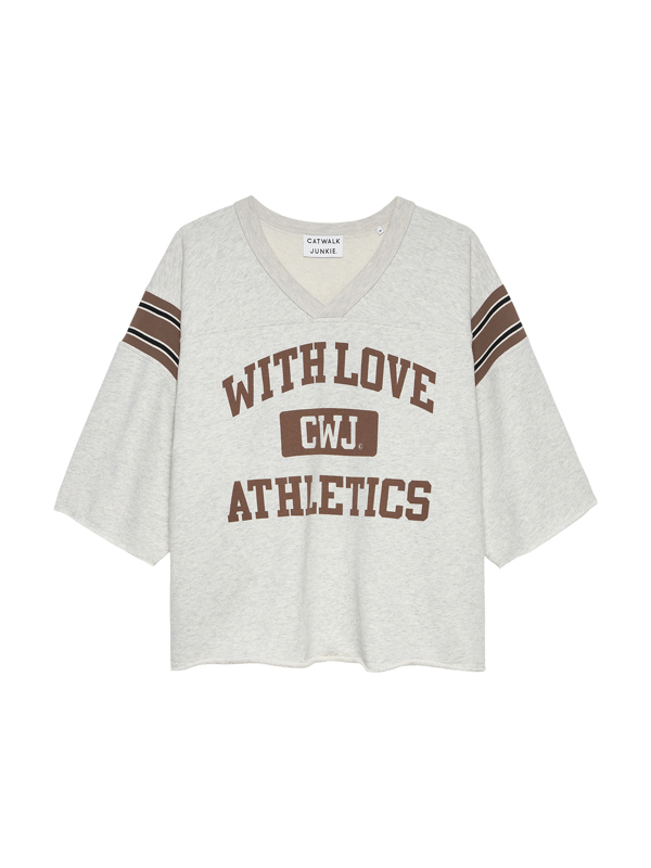 Catwalk Junkie Sporty graphic short sleeve sweater