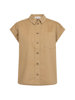 Co'Couture EVELYNCC SLIT BACK SS SHIRT