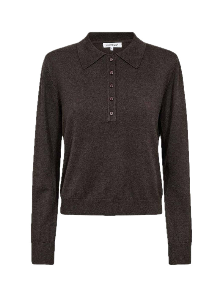 Co'Couture CORYCC PEDDED POLO KNIT