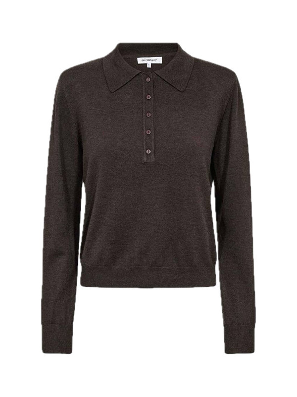 Co'Couture CORYCC PEDDED POLO KNIT