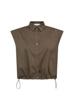 Co'Couture ELARACC PLEAT SS SHIRT