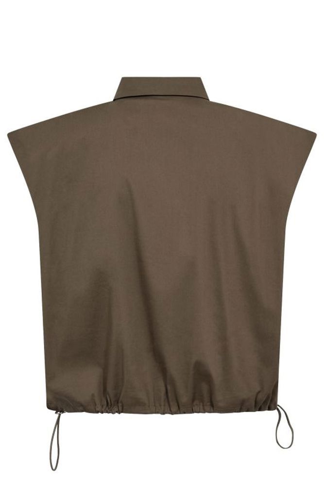 Co'Couture ELARACC PLEAT SS SHIRT