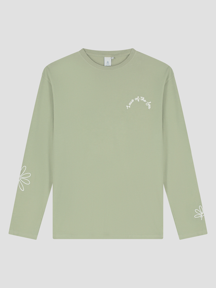 Law Of The Sea DAISY LONGSLEEVE GARMENT DYED T-SHIRT
