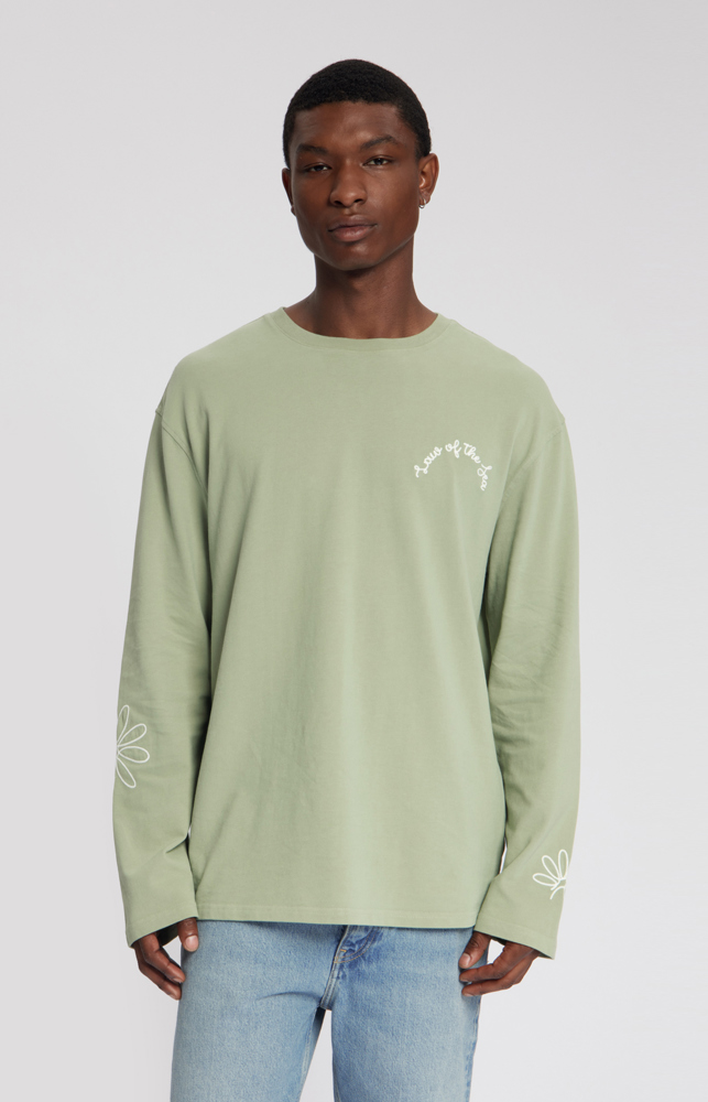 Law Of The Sea DAISY LONGSLEEVE GARMENT DYED T-SHIRT