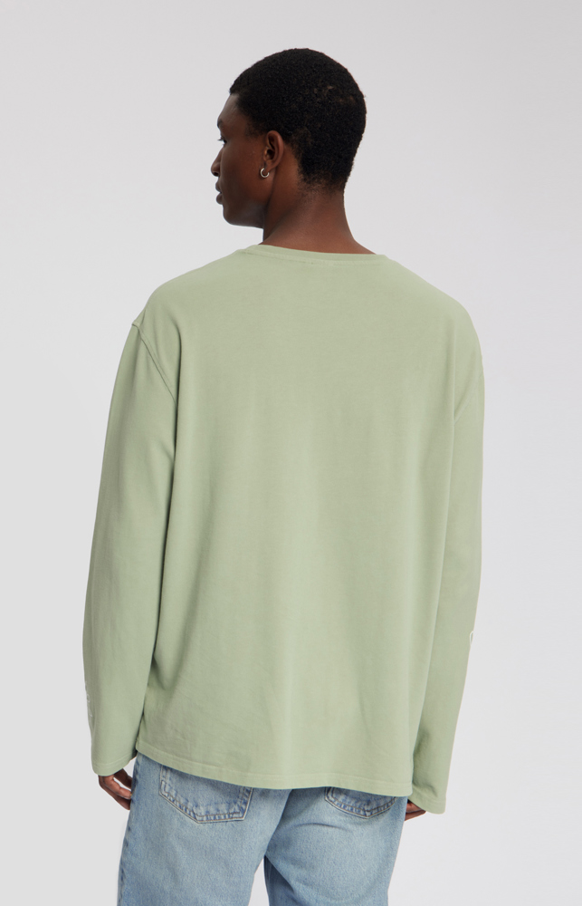 Law Of The Sea DAISY LONGSLEEVE GARMENT DYED T-SHIRT