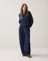 Summum Denim blouse Light Cotton twill