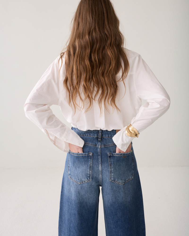 Summum Loose fit jeans Mid weight cotton denim