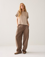 Summum Satin jersey mix Boxy top