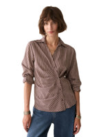 Summum Blouse Two tone stripe small